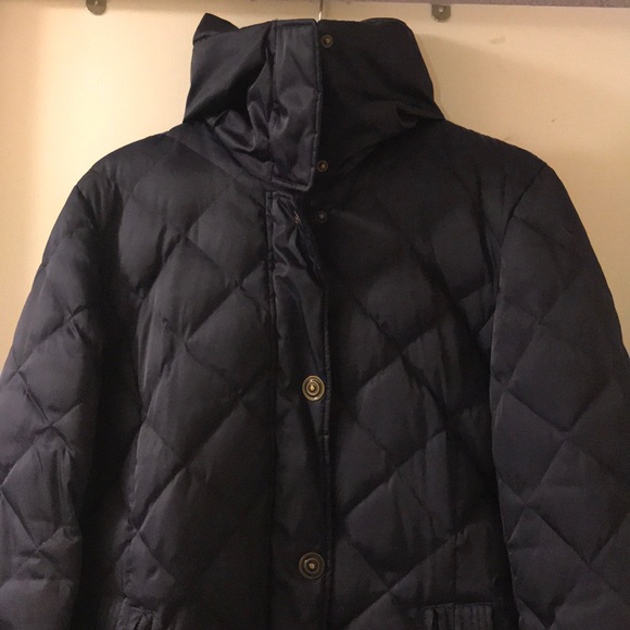 Blue puffer quilted coat from Nordstroms - Picture 2 of 8